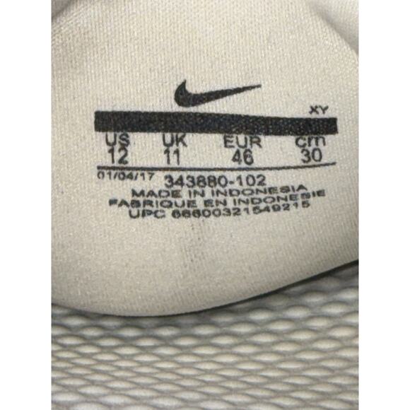 Nike Benassi JDI Slides Beach Gym Mens Size 12 343880-102 White/Blue Sandals - Picture 8 of 8